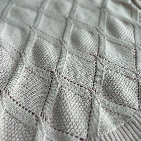 Rachel by Rachel Roy Textured Open-Knit Sweater – Large - Picture 6 of 6